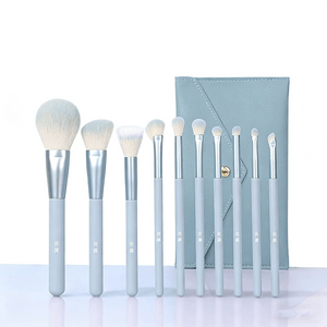 1 Set Ivy & Blue Bell Makeup Brushes, Ultra Soft Bristles, For Beginners, Includes Loose Powder Brush & Eyeshadow Brush, Authentic Cangzhou Brushes Taiwan 