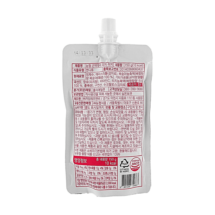 곤약 젤리 리치&복숭아 맛, 5.29 oz*8팩【저칼로리】 4