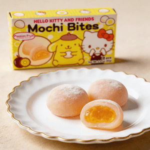 台湾版SANRIO三丽鸥 Hello Kitty x 布丁狗 迷你小麻薯 夹心大福 百香果味 80g