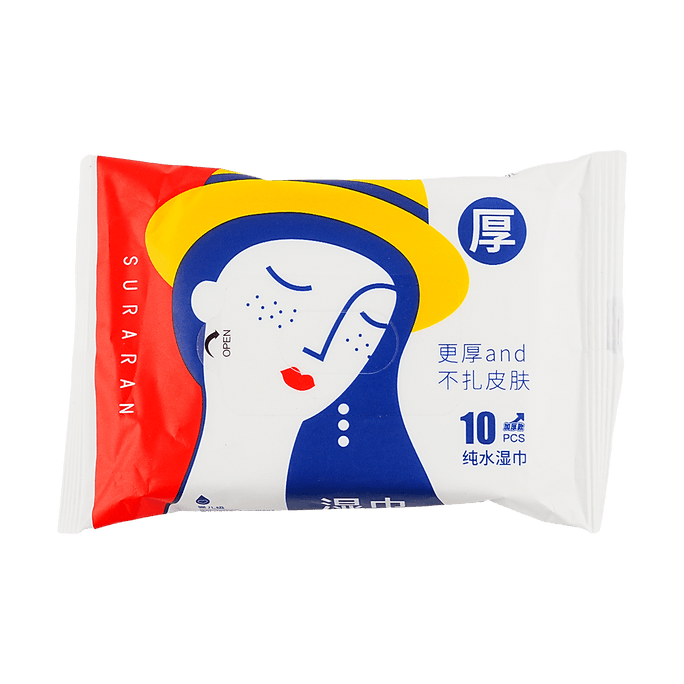 Wet Wipes, 10 per pack