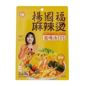【中国直邮】 杨国福 麻辣烫 正宗东北老实麻辣烫 速食夜宵【麻辣粉版】346g 【麻辣骨汤 辣而不燥】【门店同款味道】