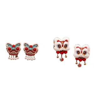 Hairpin Girl's Chinese Style Hair Clip Headwear Ancient Style Headwear Thousands Of Horses Galloping 6cm*2 Pairs