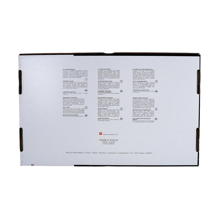 法国STAUB珐宝 铸铁煎锅平底锅 炒菜煎牛排锅 丁香紫色 11" 13