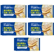 日本 ASAHI 朝日 玄米系列 玄米豆乳蛋奶香代餐饼干36g*5包【超值组合】