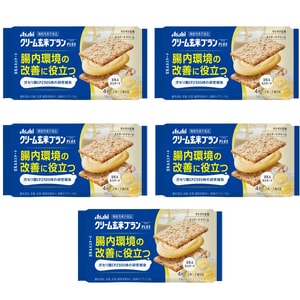 Cream Genmai Bran Plus Soymilk & Custard Energy Bar 36 g*5 packs