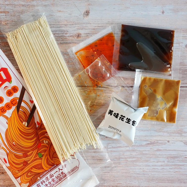 冷麺 - インスタントラーメン、ゴマペースト風味、5.74オンス 5