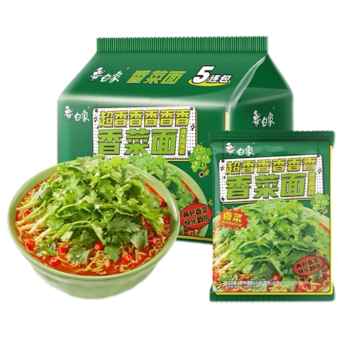 【中國直郵】 BAIXIANG 白象 香菜麵速食泡麵115g