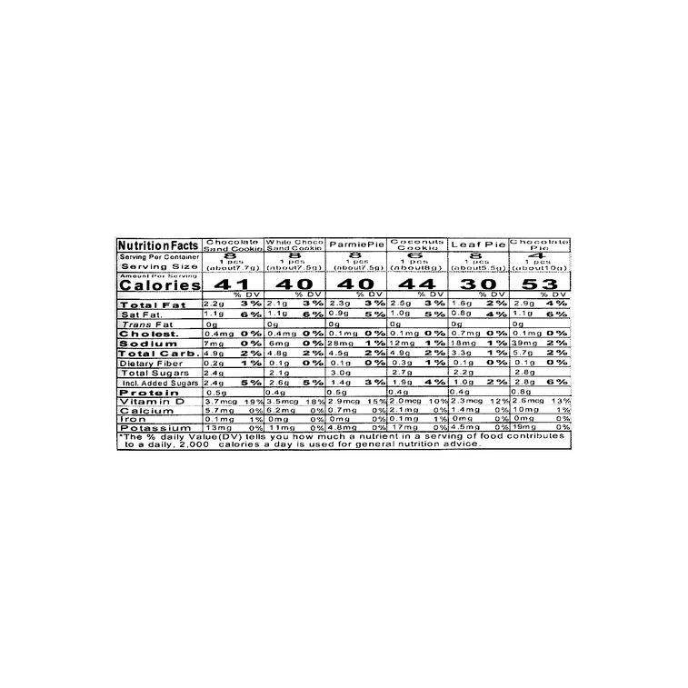 SAN FIGARO 모듬 쿠키 선물 상자, 275.4g 15