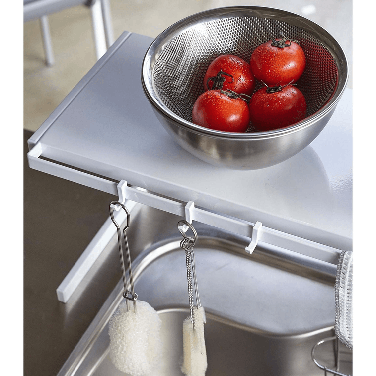 야마자키 홈 확장형 카운터탑 선반 (일본) - 스틸, 화이트, 1개 8