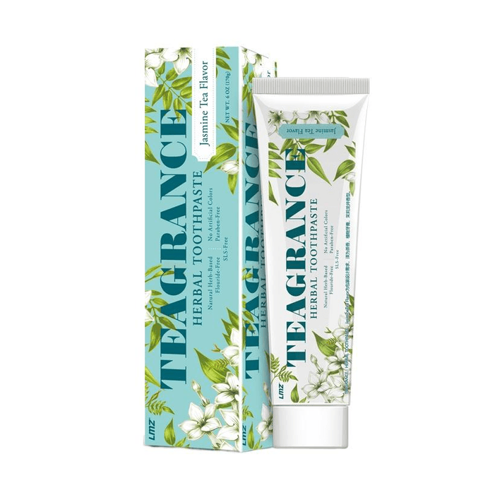 Tea Fragrance Toothpaste Freshens Breath. Longjing Jasmine Long-Lasting Fresh Tea Fragrance 120g*1 Tube