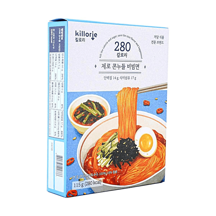 Zero Calorie Corn Noodles, Classic Korean Bibim Flavor, 3.77 oz【Sweet & Tangy Refreshing】【0-Carb】【Olive Young/ Twelve】 3