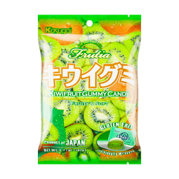 日本KASUGAI春日井 水果QQ軟糖 獼猴桃味 107g