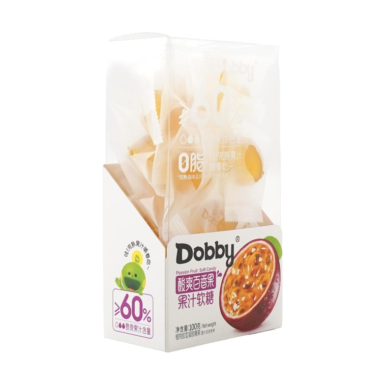 哆比 爆浆软糖百香果味 100g 4