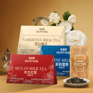 Jasmine Snow Buds Sugar-Free Instant Milk Tea, 7 Bags, 4.94 oz