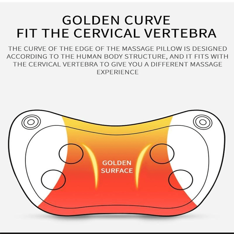 Electric Neck and Back Massager with Heat, Multi-Position Pillow for Back, Neck 3