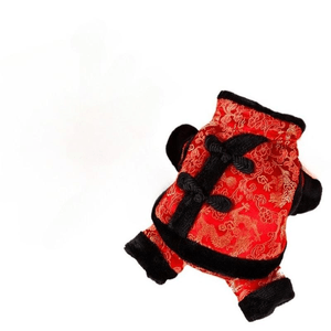 【中国直送】ヒッピー犬用 フェスティバル タンスーツ Mサイズ (5-8ポンド) 42*30cm*1枚