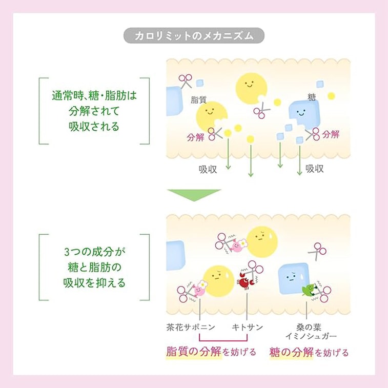 【日本直邮】 日本 FANCL 芳珂 减脂纤体控制糖分吸收 成人热控片 90粒 3