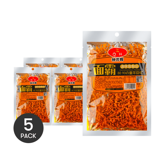 【超值装】钟芹辉 面霸 辣条 60g*5包【童年回忆零食】