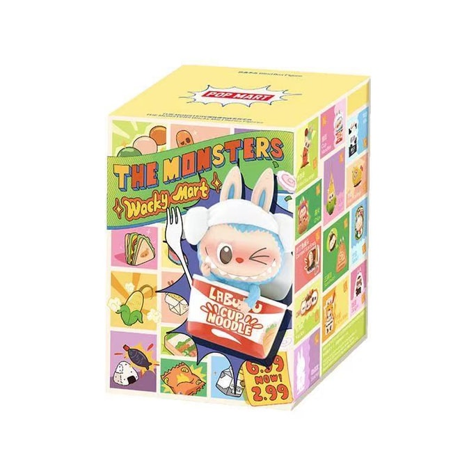 One random blind box of THE MONSTERS Convenience Store series figurines