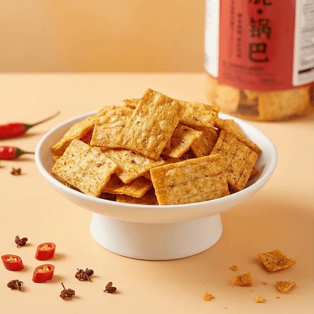 Crispy Rice Crackers Spicy Flavor 7.4 oz