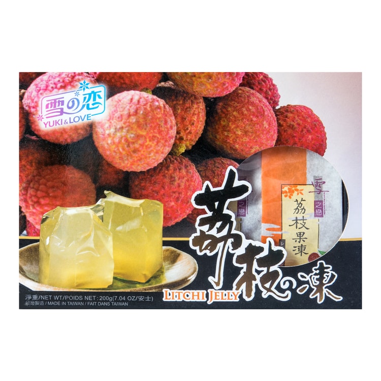 YUKI&LOVE YUKI/LOVE JUICY JELLY LYCHEE 200g - Yami.com