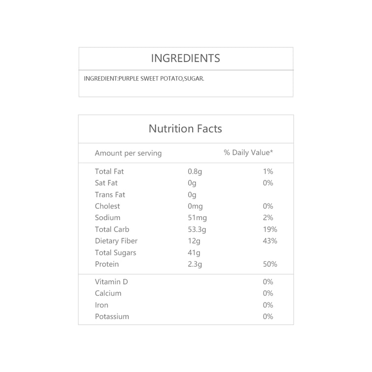 YIMENG 건조 자색 감자 100g 6