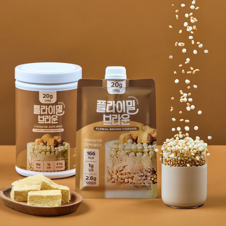 【Expédition directe de Corée】 Poudre de protéines Flimeal aux céréales multiples 630g 3
