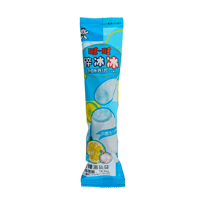 旺旺 碎冰冰升級版 檸檬海鹽口味 90ml【冷凍更好吃】