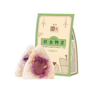 悟实 2026 端午节 端午健康粽 燕麦紫薯粽 杂粮轻食 低脂无糖 100g*2个 清真粽子 无荤油 真健康