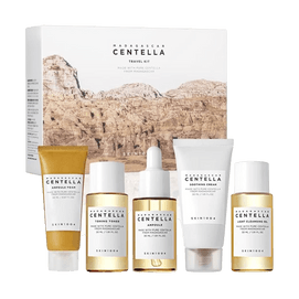 Madagascar Centella Travel Kit, 5-Step Soothing Skincare Set for Sensitive Skin
