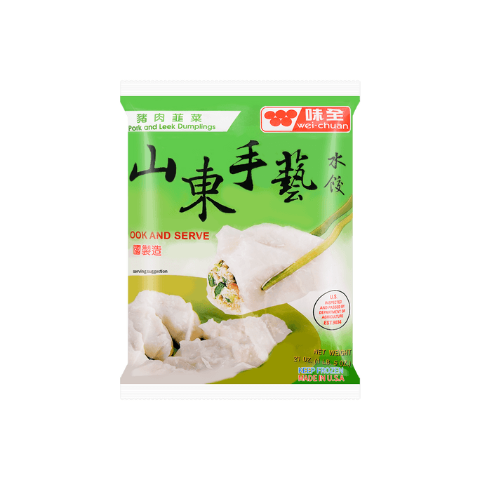 【冷冻】味全 水饺王 韭菜猪肉 595g