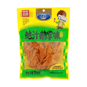 贤哥 鲍汁鹅掌味面筋 180g【湖南特产】【平江风味】【无辣不欢】