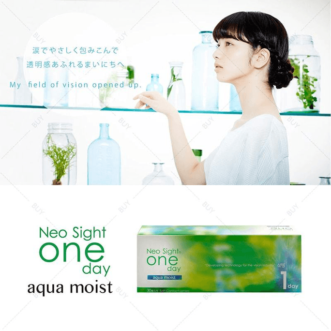 Aqua Moist 1day-8.6mm-30PCS