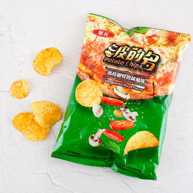 Pa-do-do Potato Chips Margherita Pizza Flavor 2.10 oz