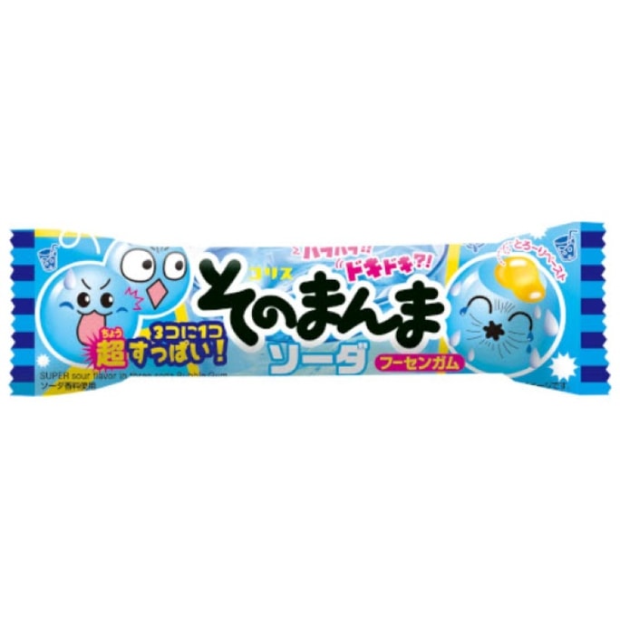 Korisu Soda Flavored Bubble Gum With Juicy Center Super Refreshing 1 each