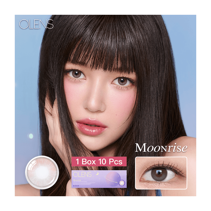 [중국 직배송] O-LENS 문라이즈 듀 그레이 1일용 일회용 콘택트렌즈 (소구경, 자연스러운 스타일), 10매 - $3.75 (375)