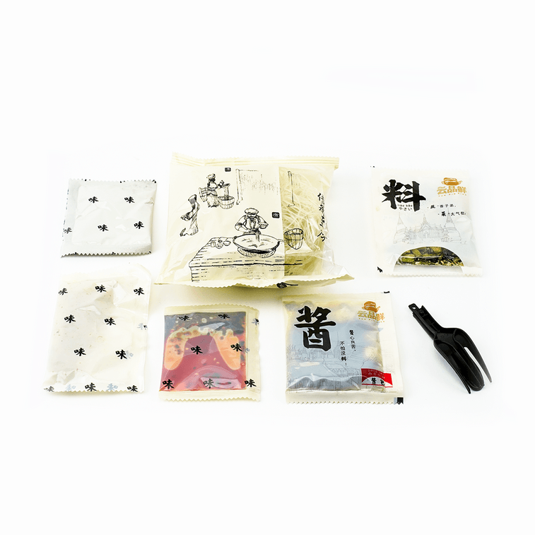 雲品鮮 過橋米線 辣雞樅味 桶裝 150g【雲南風味】 8