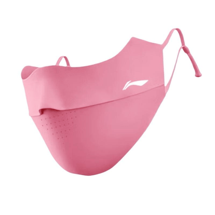 [중국 직배송] 리닝 선크림 마스크, 자외선 차단, 3D 입체형 선크림, 로즈 레드 (1개)