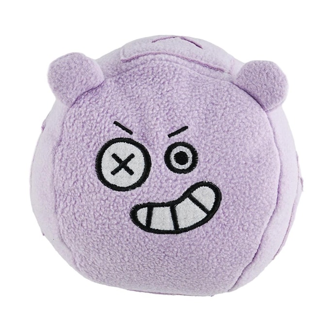 韩国LAUGHING CHARLIE 宠物智能玩具球 互动耐咬球宠物益智解闷自嗨球 紫色