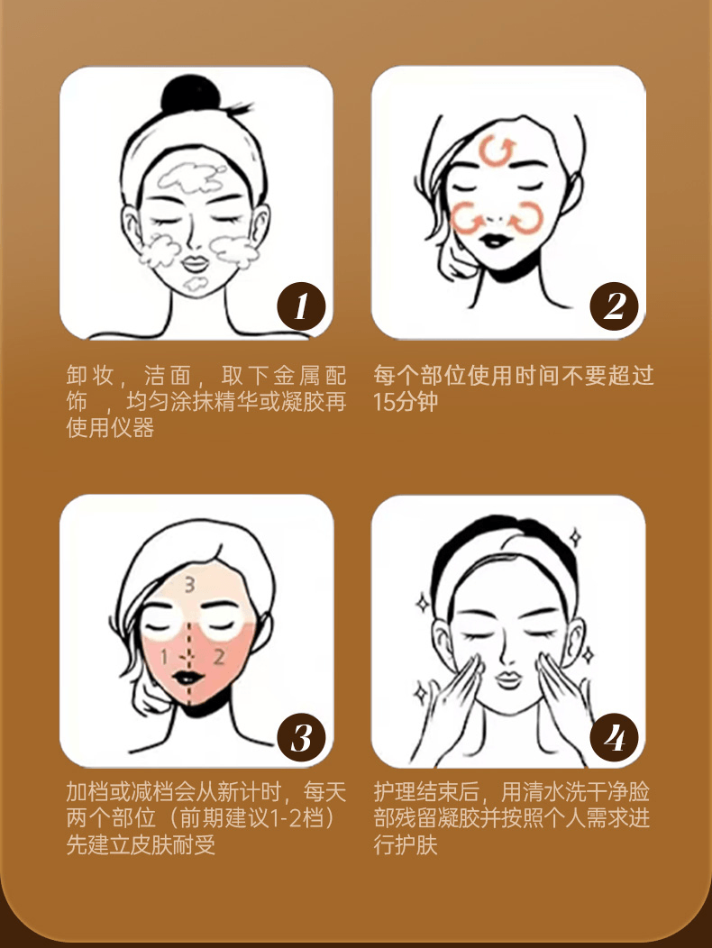 【中国直邮】 ovl V脸美容仪脸部提拉紧致收双下巴懒人家用面部塑型瘦脸绷带小神器 【全新升级5.0全能脉冲款】 1台装