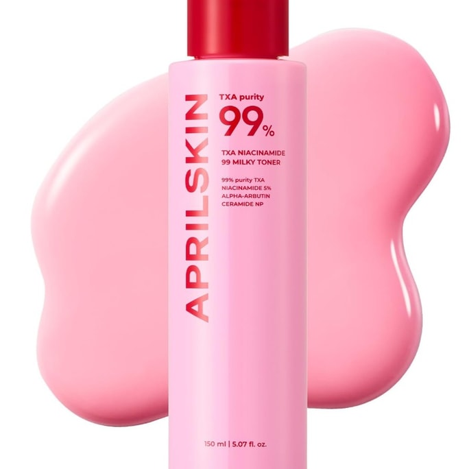 【美国直邮】韩国 aprilskin TXA Niacinamide乳液爽肤水 150ml