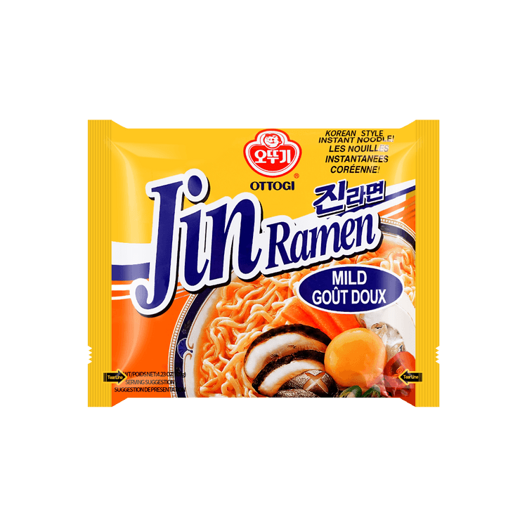 Jin Ramen Hot Flavor 4.23oz(120g) 4 Packs