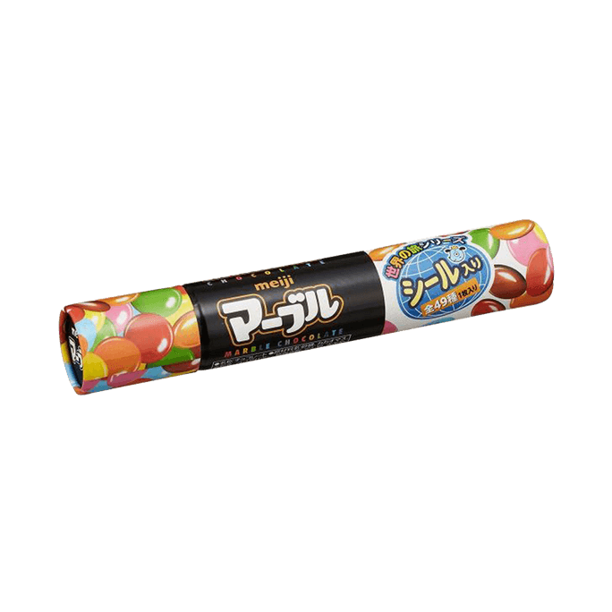 MEIJI Colorful chocolate beans in a tube 32g/bar