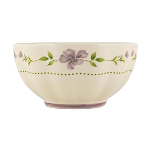 GOLDEN LION 4.5吋荷花碗 奶白釉黛佳人 陶瓷碗 12*12*6CM/容量380ML