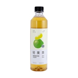 喜茶 轻果茶 柚柚铁观音乌龙茶 果味茶饮料 450ml【低糖低卡零脂】