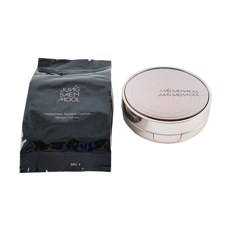 Masterclass Radiant Cushion, Brightening, Wrinkle Care, Anti-UV, SPF50 PA+++, 0.52 oz.*2ea, #N1 Ivory 【Refill Included】 9