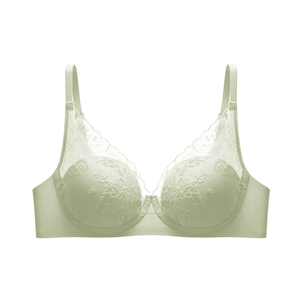 Oxygen 501A Comfort Lace Petal Cup Bra For Women Ice Mist Green Size L