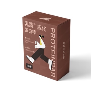 日加泰 【黑巧口味】乳清蛋白棒威化餅乾代餐 9包/盒【濃香可可 熱量不過百兼顧輕盈與健康 根根有料 口口滿足】