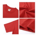 爱心发射宽松薄款短袖T恤 红色 - M
