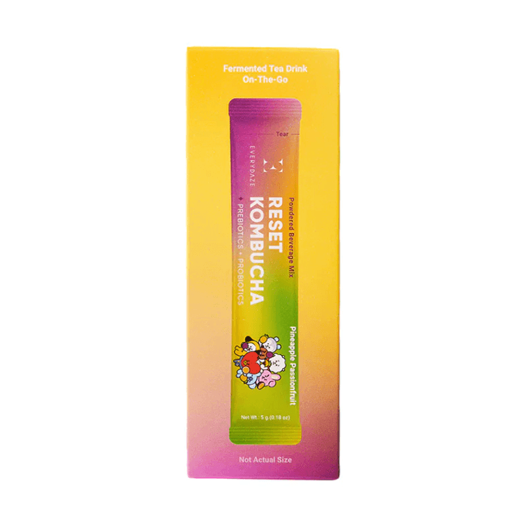 Reset Kombucha Powdered Beverage Mix Pineapple Passionfruit 10 Sticks 6